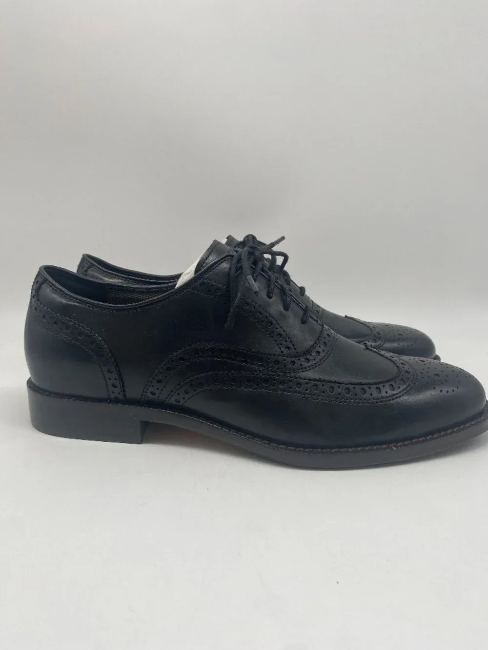 COLE HAANGRAND 360 BLACK LEATHER OXFORD SHOES US MEN SIZE 8.5D